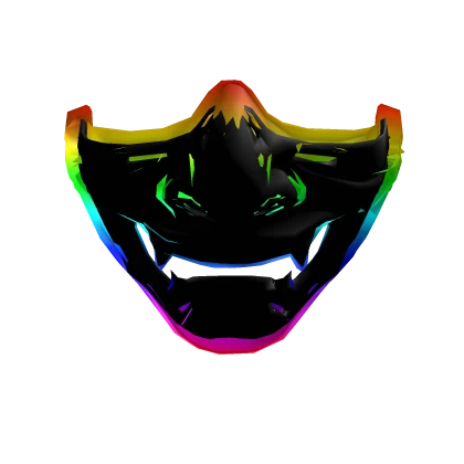 Rainbow Cartoony Mask