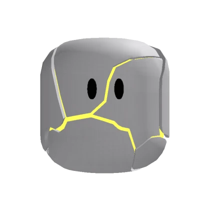 Animated Shattered Head {Yellow}