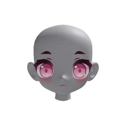 Luna doll girl dynamic head（pink eyes）