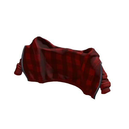Cozy Jacket Plaid Red