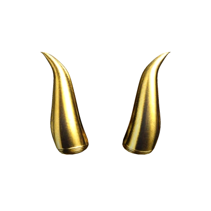Gold metal horns
