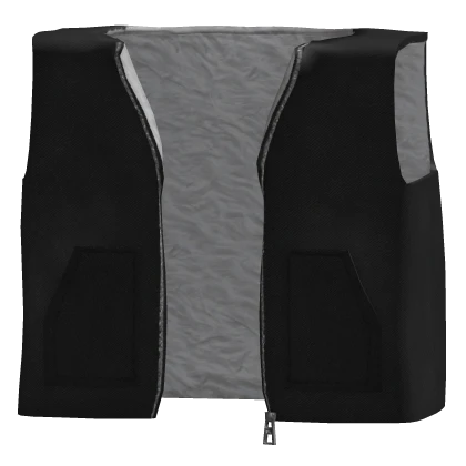 Black Denim Vest
