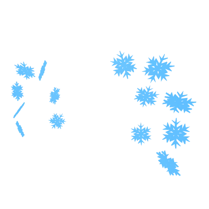 Christmas Winter Snowflake Aura