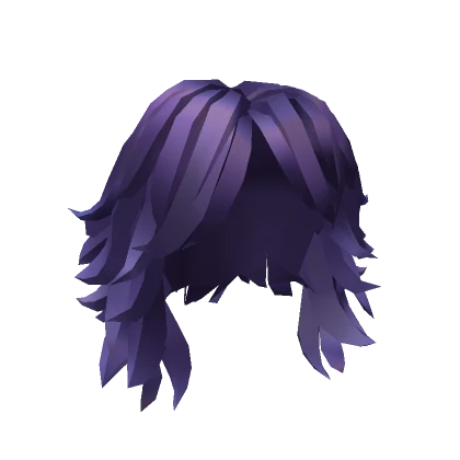 Wolf Cut Purple Hair