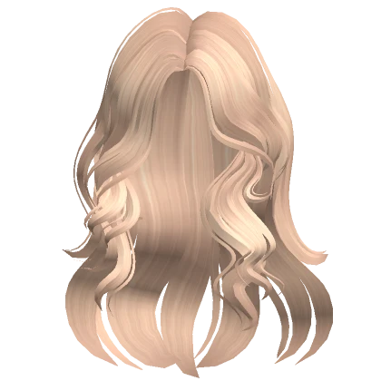 Wavy Flowy Loose Fluffy Hair (Blonde)