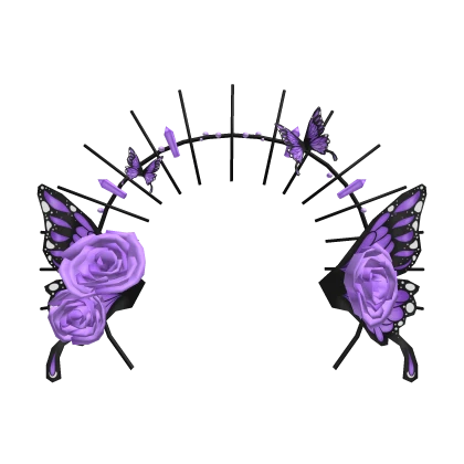 Ethereal Butterfly Headpiece in purple