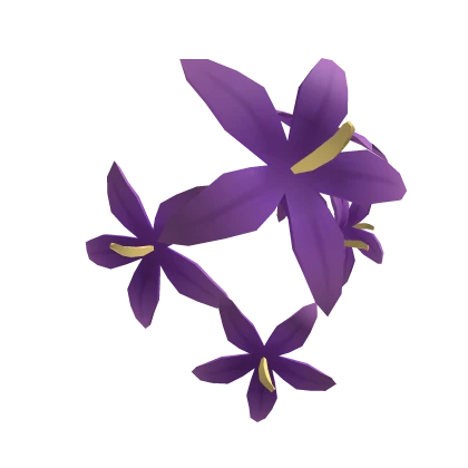 Purple Nightshade Flowers on Shoulder