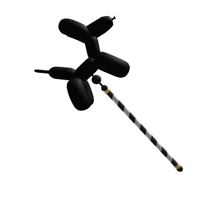 Clown Core Balloon Dog Black