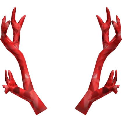 Red Sparkle Time Antlers
