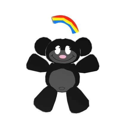 Black Rainbow Monkey ⚫️ 🌈 🐵