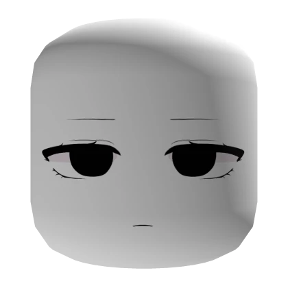 Annoyed Bored Unbothered Chibi Anime Girl Boy Face