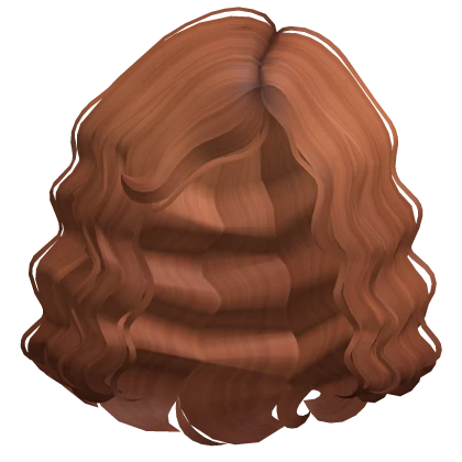 Short Cute Lush Curly Bob Hair (Ginger)