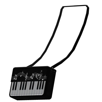 ‧ ˚ ♬ : sweet music life piano crossbody 1.0 bag