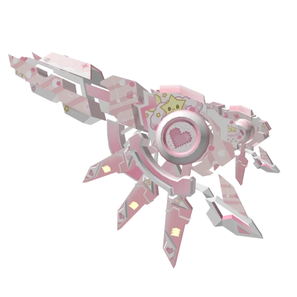  Kawaii Pink Cyber Head Wings