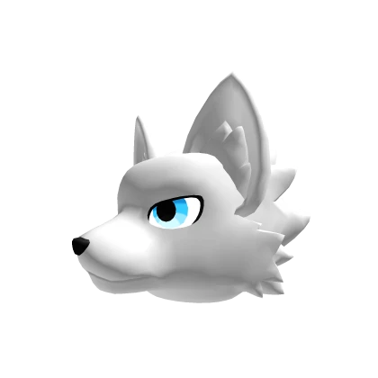 Kemono Wolf Head (White)