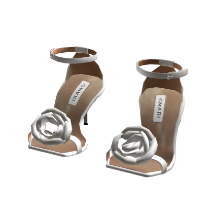 Velvet Rose Heels *Love White ♡