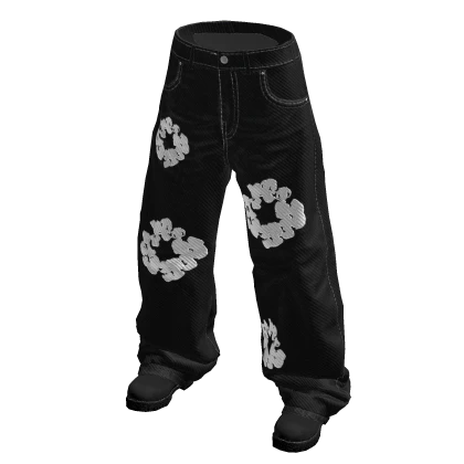 M11! - Denim Tears Baggy Jeans w/ BTimb boots