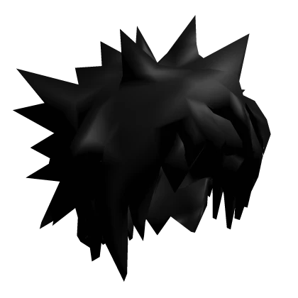 spiky emo swaggy ok hair black