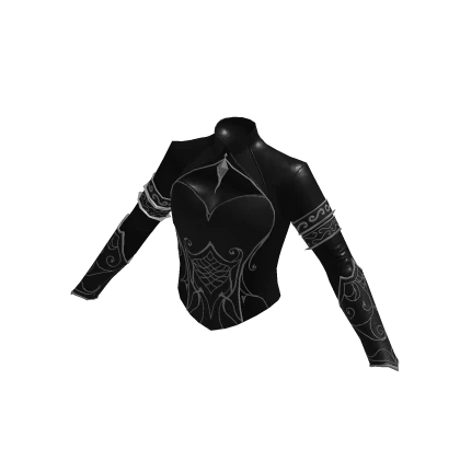 Black shadow huntress leather jacket