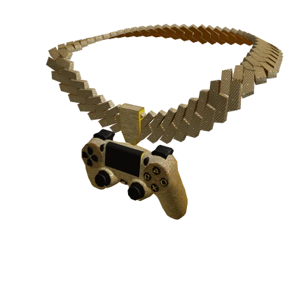Iced Out Gold Controller Chain [ Blocky ]