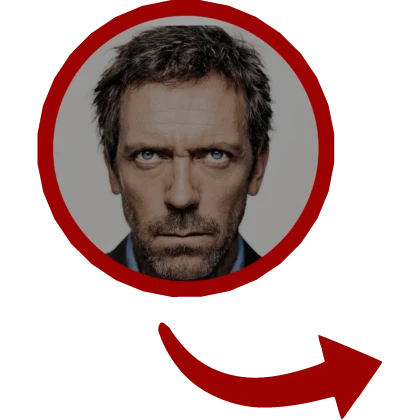 Dr House Red Circle