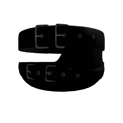 black vkei belt mask