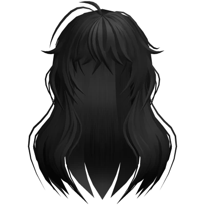 Anime Girl Hair (Black)