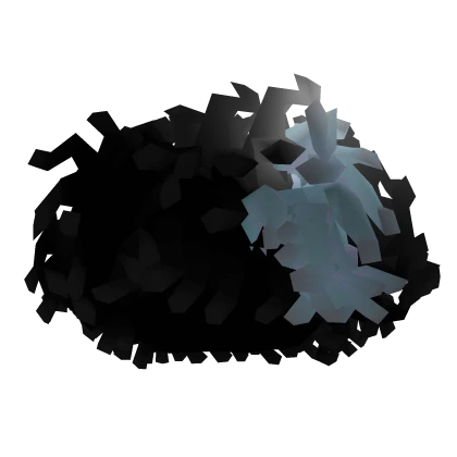 Blue - Purple Patch Curly Afro