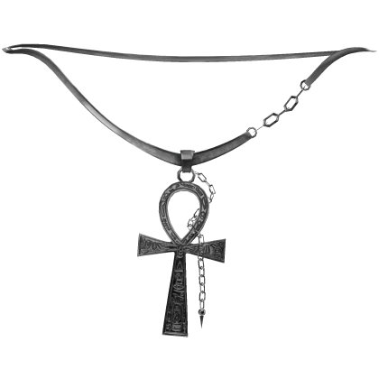 1.0 Ankh Silver Necklace of The Pharoah