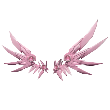Pink Cyber Mecha Wings