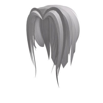 Sephiroth's long silver hair Final Fantasy VII