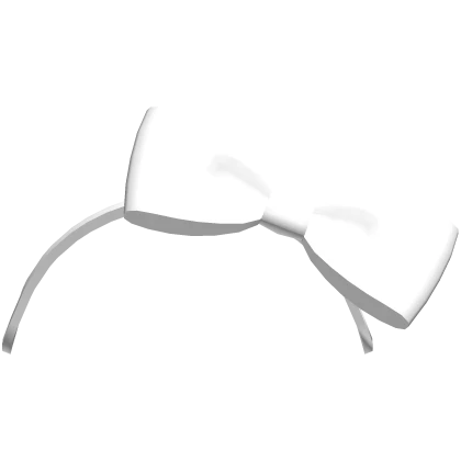♡ : dolly white big bow headband