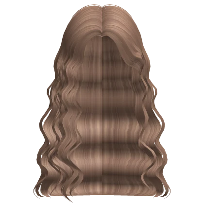 Milktea Half Tucked Wavy Hair