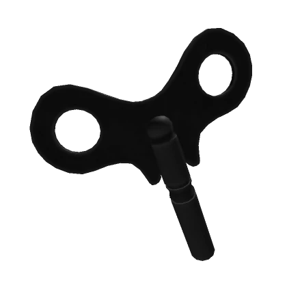 Black Large Wind-up Key