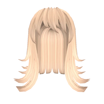 Trending Curtain Bangs Hairstyle in Blonde