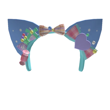 Blue Candy Bow