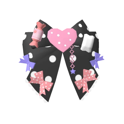 Black Candy Bow