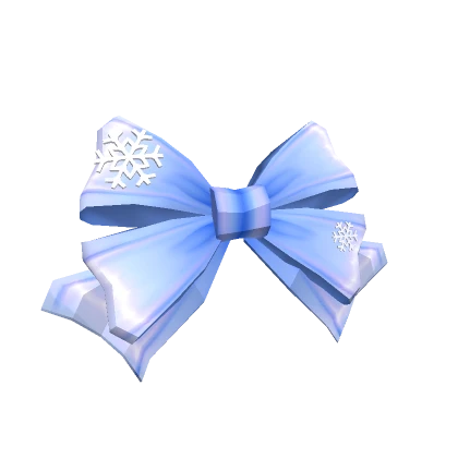 Christmas Snowflake Bow