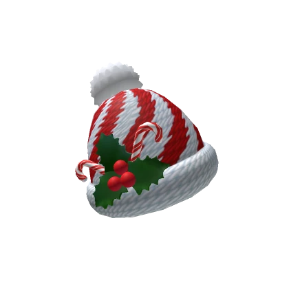 (Medium) Holiday Candy Beanie