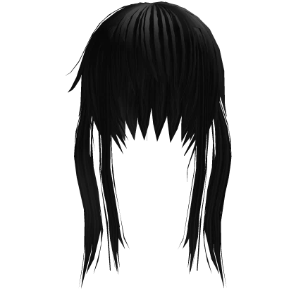 Yandere Anime Pigtails (Black)