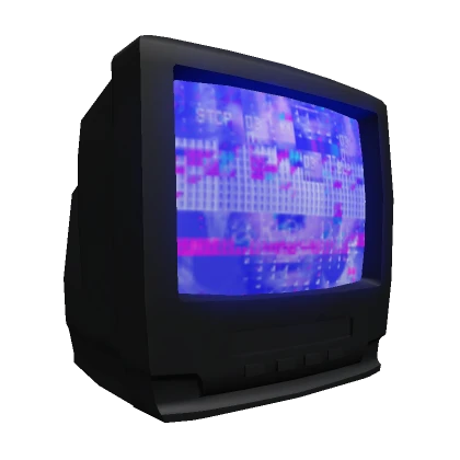 90's Distorted TV Screen