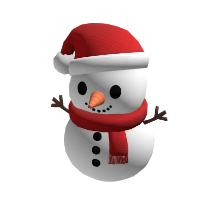 Christmas Snowman Plushie (Holdable)