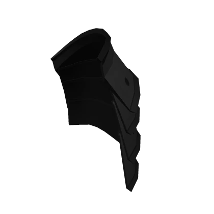 Left Grey Samurai Armor