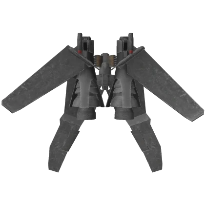 Metallic Jetpack With Wings ( Suspended Mode )