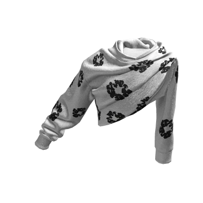 White Denim Tears Raised Hoodie