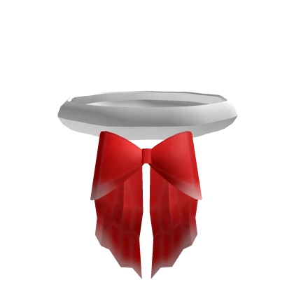 Small Christmas Necklace With Red Bow 🎄