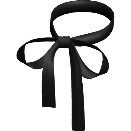 Neck Ribbon Bow Black Satin Cutesy Dolly Pony Cute