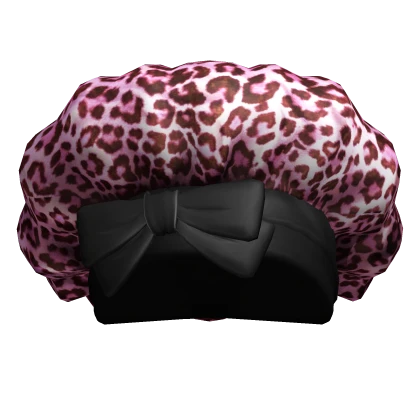 Leopard Bow Bonnet