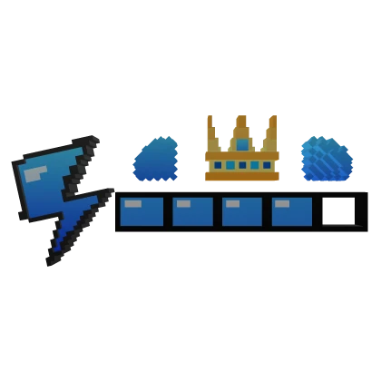 8-Bit Electric Gem Health Bar 