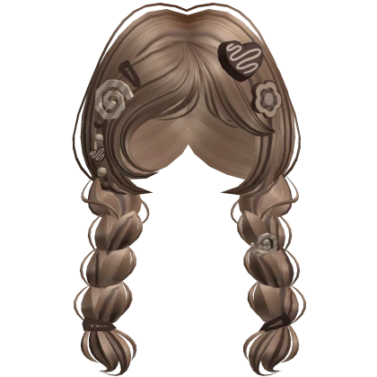 ♡ igari mori kei chocolate girl braids (honey)